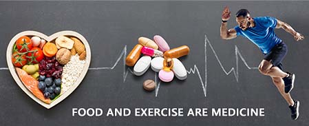 food and exercise are medicine