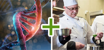 combined education in health with chef skills